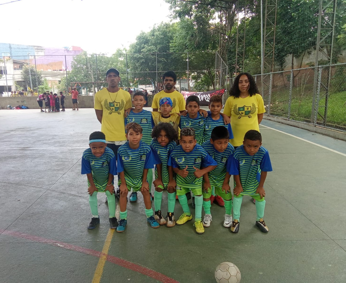 Momento antes da partida